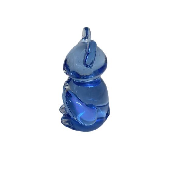 🐨🐼💙Koala Panda Bear Art Glass Figurine Paperweight Blue Vintage Home Decor - Picture 12 of 16